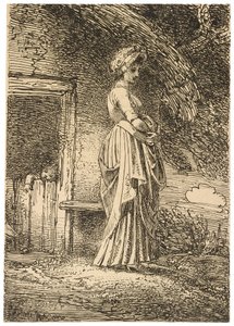 ポリオートグラフィーの標本から失われたリンゴ 作： Thomas Stothard